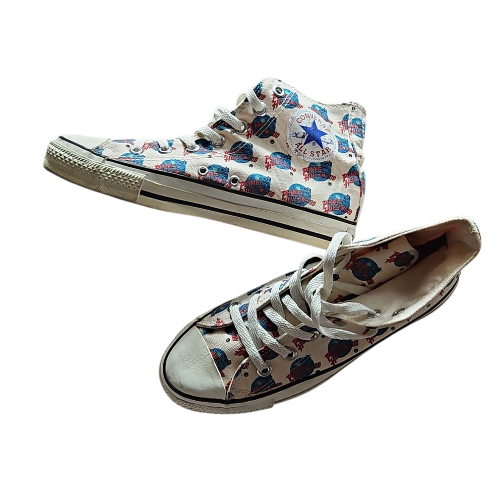 Converse Chuck Taylor Vintage Planet Hollywood Sneakers. High Top Mens 5.5 - Picture 8 of 8